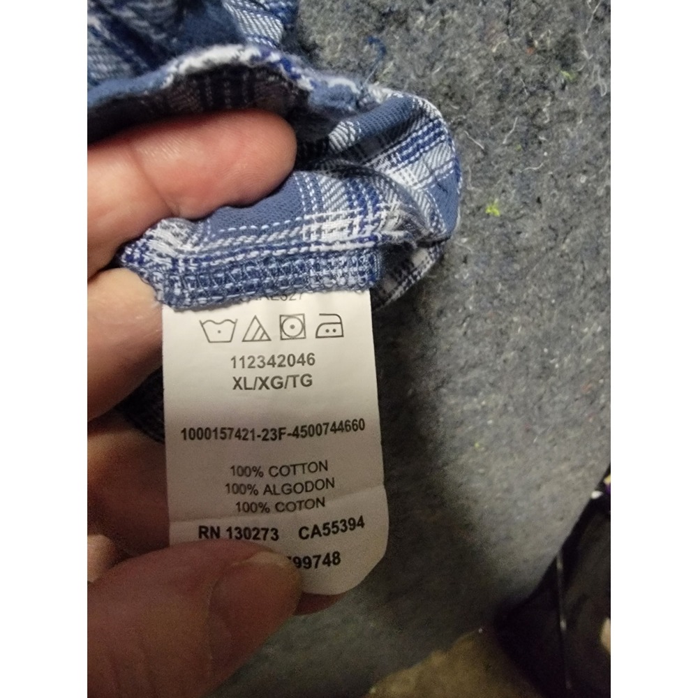 Wrager WR Rancher Long Sleeve Snap Button Shirt Size XL Shades of Blue - Picture 6 of 9
